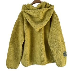 ✨ Vintage World Folk Art 100% Wool Chunky Knit Hoodie ✨